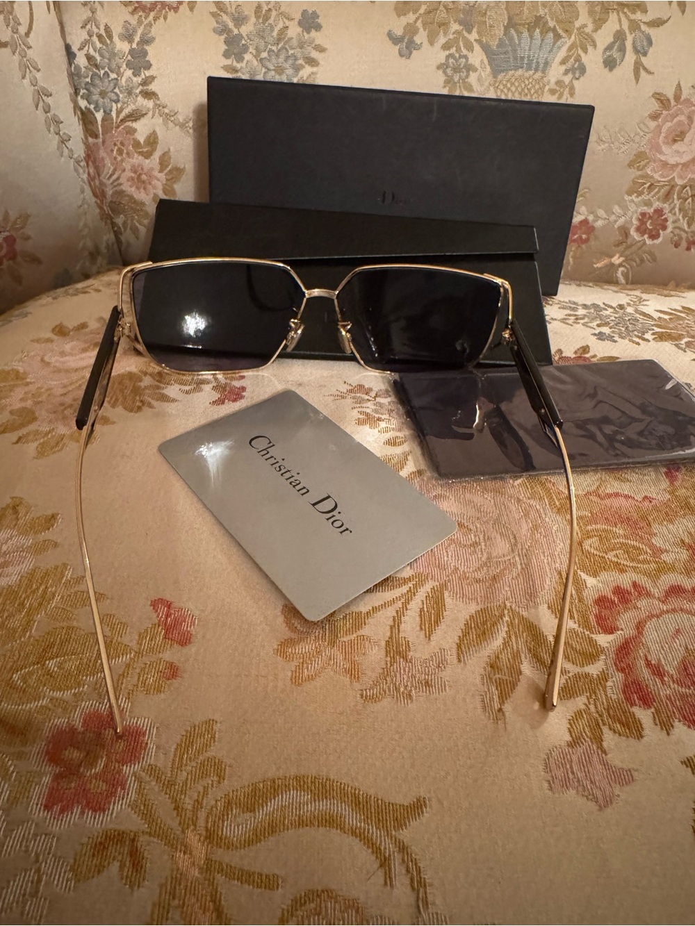 Christian Dior Metal ArchiDior S2U Sunglasses Gold - Picture 14 of 16